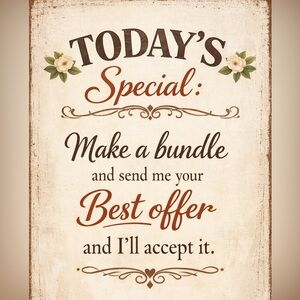 Make a bundle and send me your best offer!!